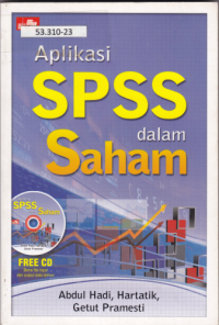 Aplikasi SPSS Dalam Saham