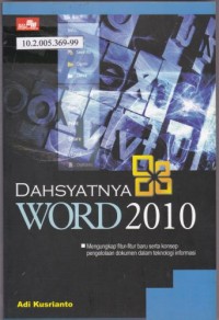 Dahsyatnya Word 2010