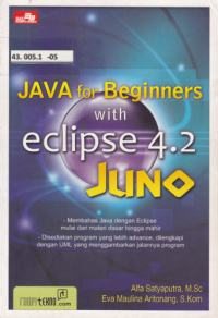 Java for Beginners with eclipse 4.2 Juno