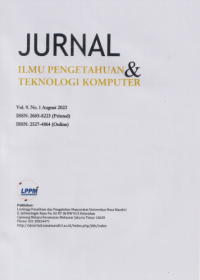 Jurnal Ilmu Pengetahuan & Teknologi Komputer