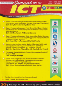 Jurnal Online ICT STMIK IKMI Cirebon