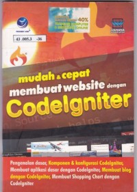 Mudah dan Cepat Membuat Website Dengan Codelgniter