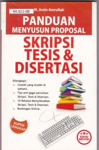 Panduan Menyusun Proposal Skripsi,Tesis, & Disertasi