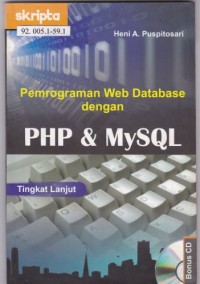 Pemrograman Web Database dengan PHP dan MYSQL Tingkat Lanjut