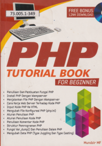 PHP Tutorial Book For Beginner