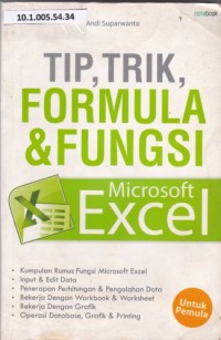 Tip, Trik, Formula & Fungsi Microsoft Excel